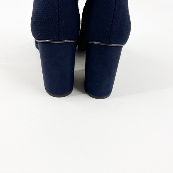 ✅ NWB Nine West Women’s Cartolina Boots Sz 9.5 Navy Blue - Picture 11 of 11